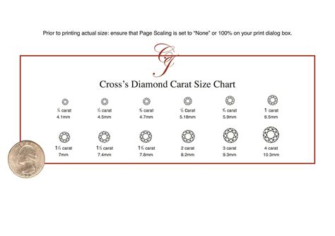 diamond day chart|diamond chart actual size printable.